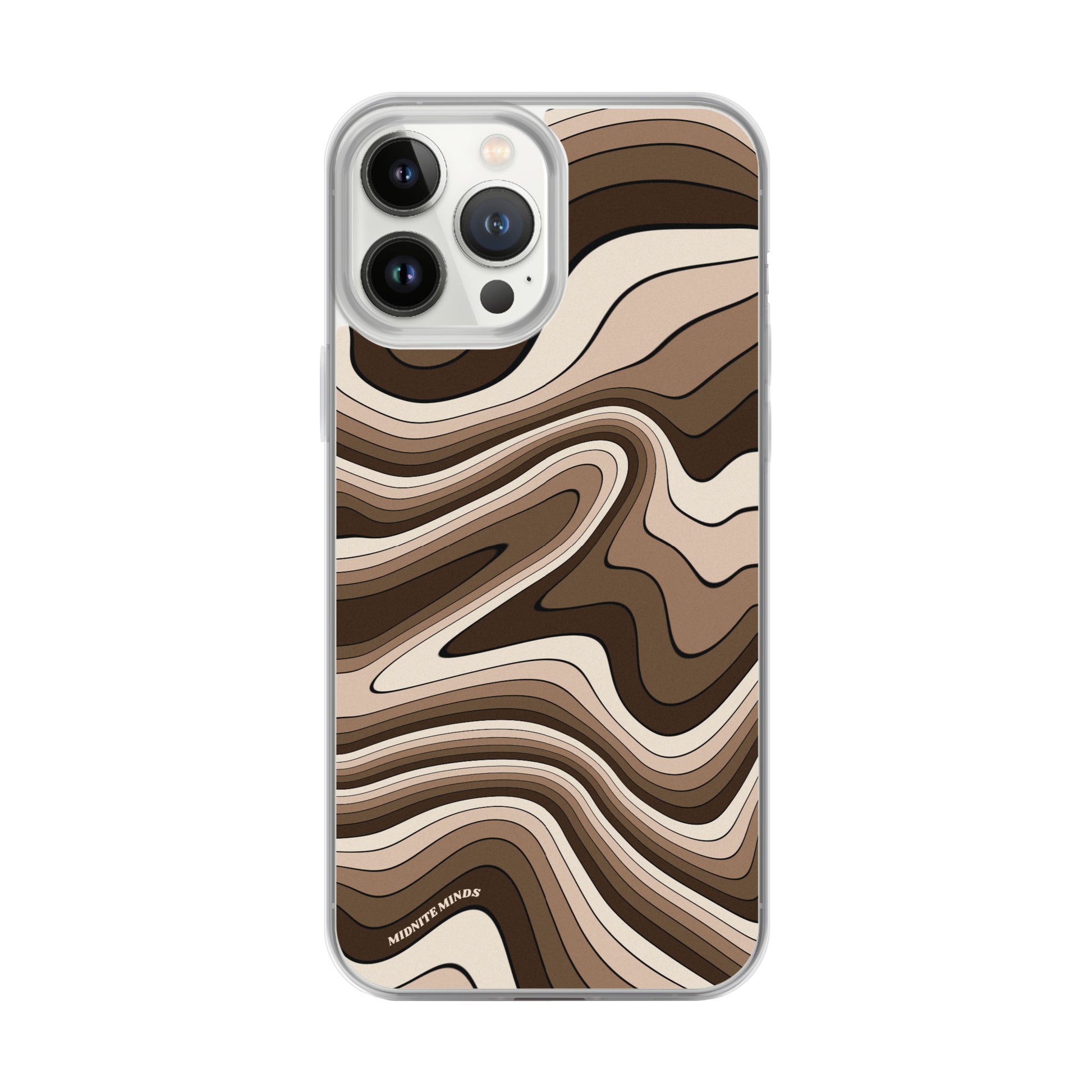 chocolate funk, brown aesthetic, brown phone case, brown iPhone case, neutral phone case