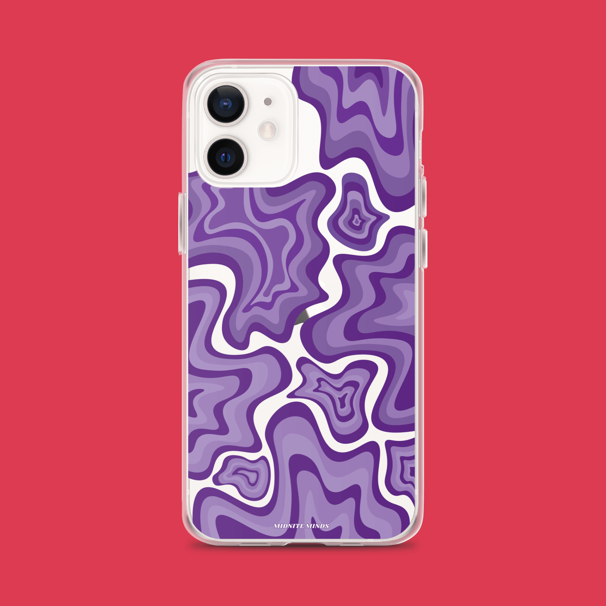 grape ripple iphone case, purple case, purple phone case
