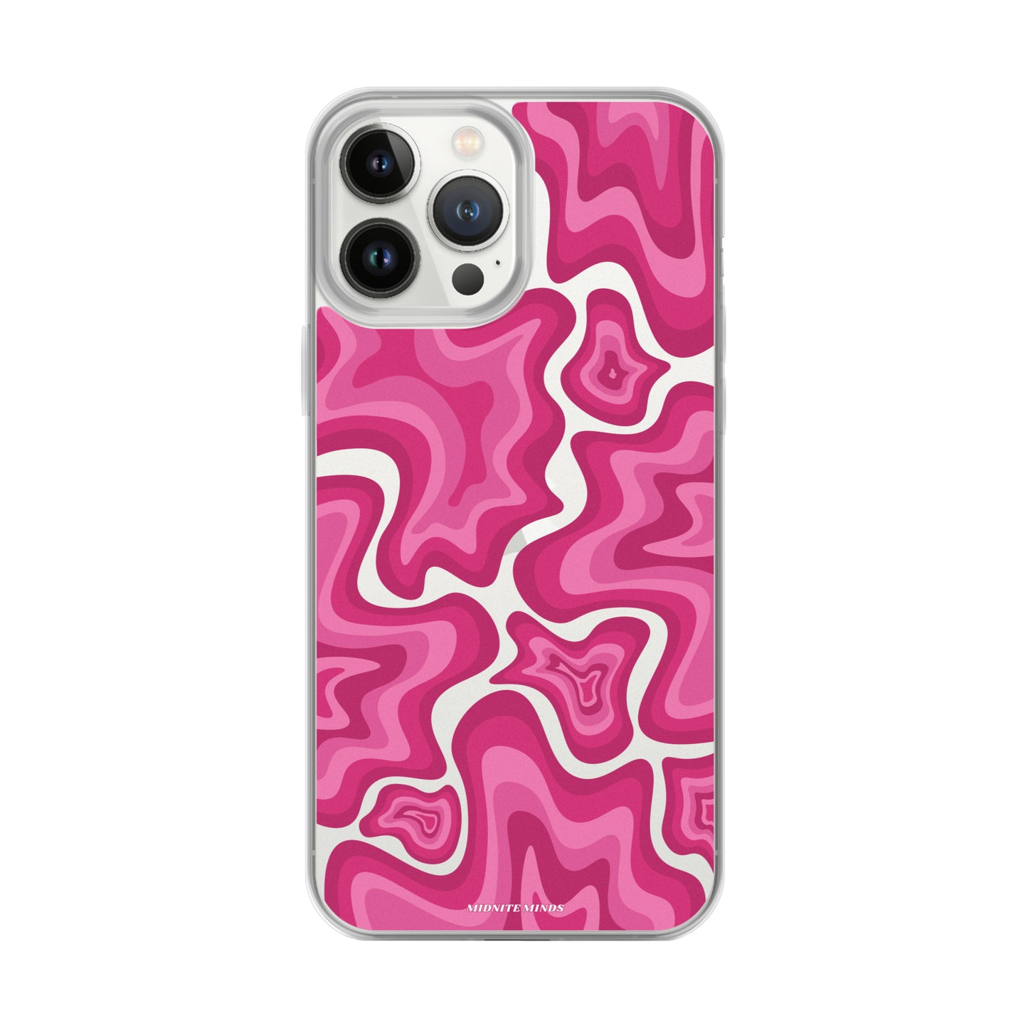 pink swirls iphone case, pink swirls phone case, pink phone case