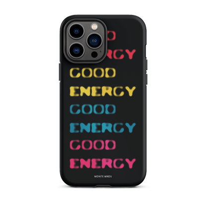 good energy iphone case, black iphone case, colorful iphone case, good energy