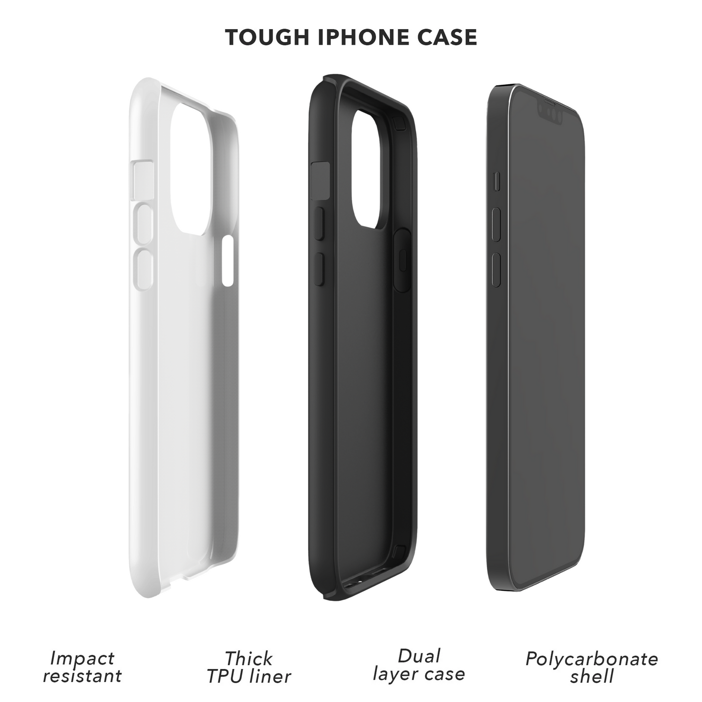 tough iphone case, durable iphone case, dual layer case, protective iphone case